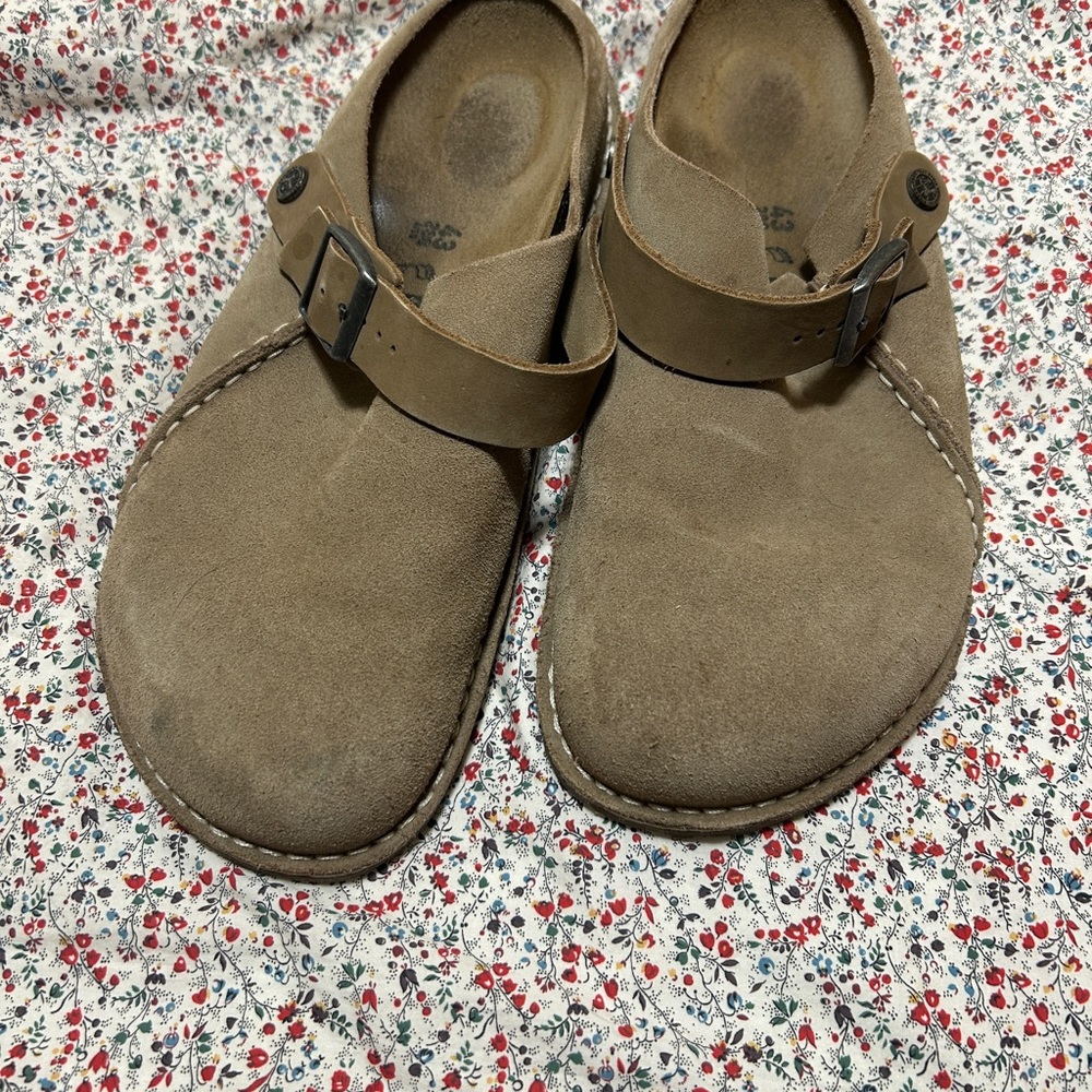 Brown Suede Slip-On Shoes